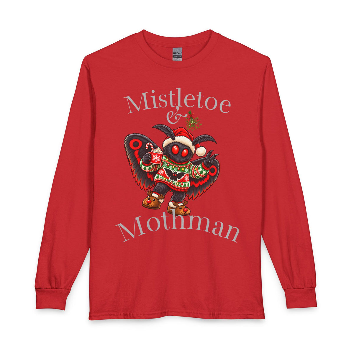 Mistletoe & the Mothman Long Sleeve T-Shirt