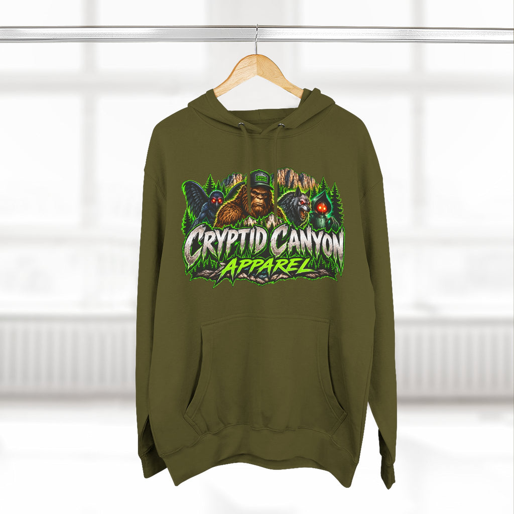 Bigfoot Doesn't Like You Fleece Hoodie