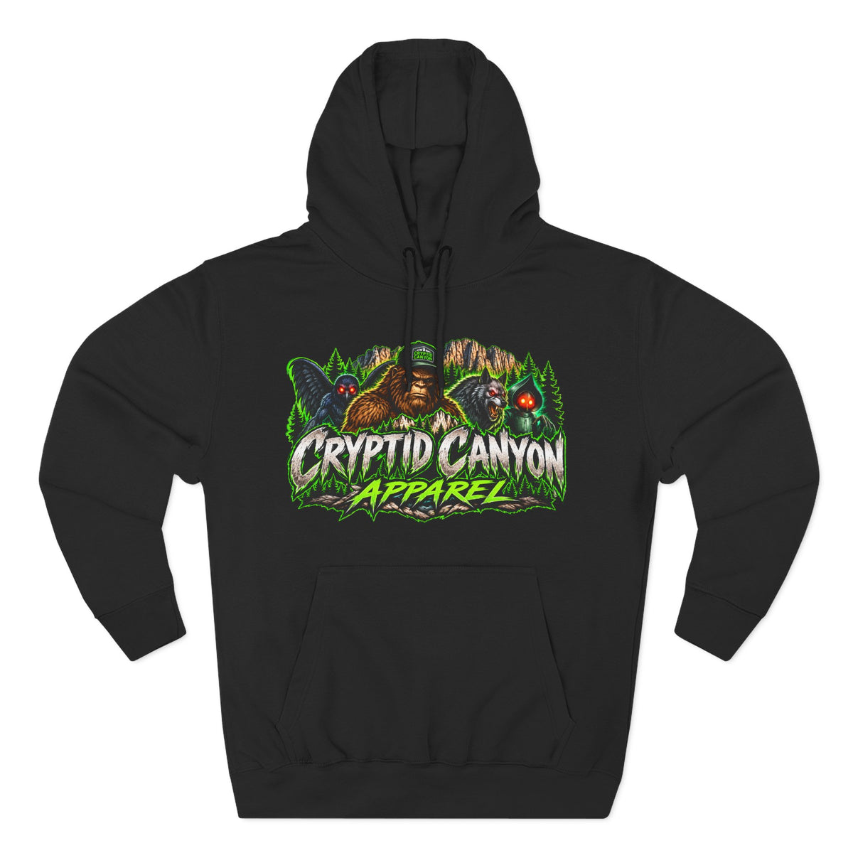 Bigfoot Doesn't Like You Fleece Hoodie