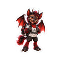 Jersey Devil Kid Kiss-Cut Stickers